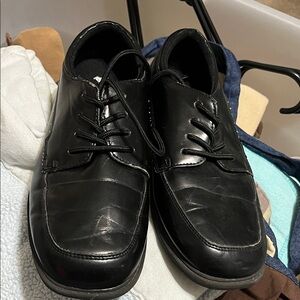 Route 66 Kids Black Dress Shoes